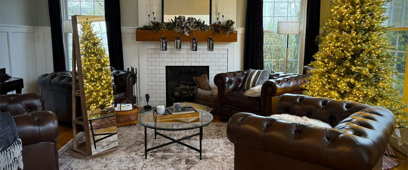 LVSOMT 360 Swivel Jewelry Mirror Cabinet with Lights