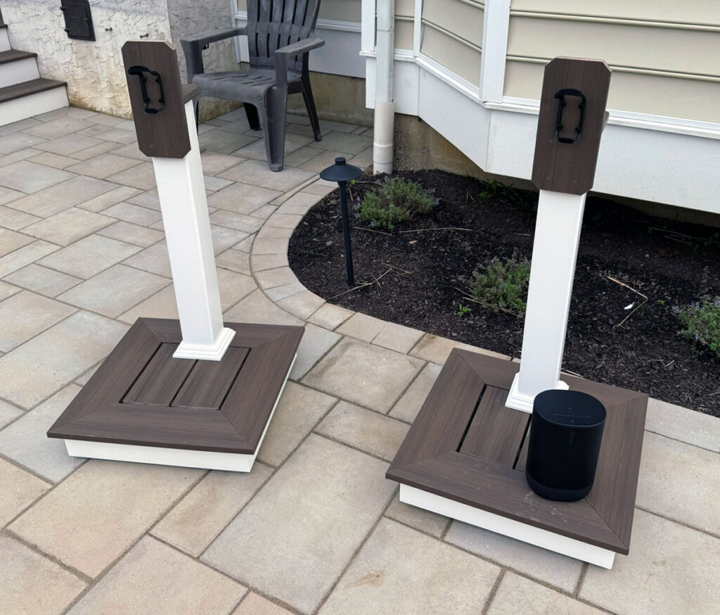 Another View of My DIY Speaker Stands