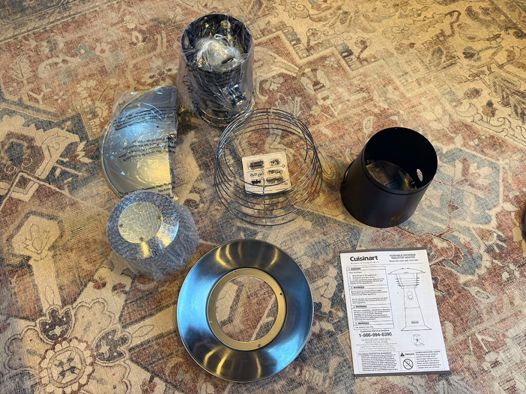 Cuisinart Patio Heater Unassembled